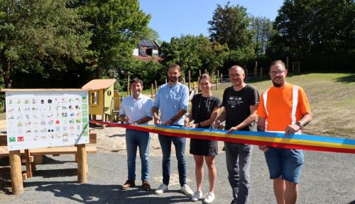 Idealgarten Spielplatzbau Eröffnungsfeier in Unterföhring